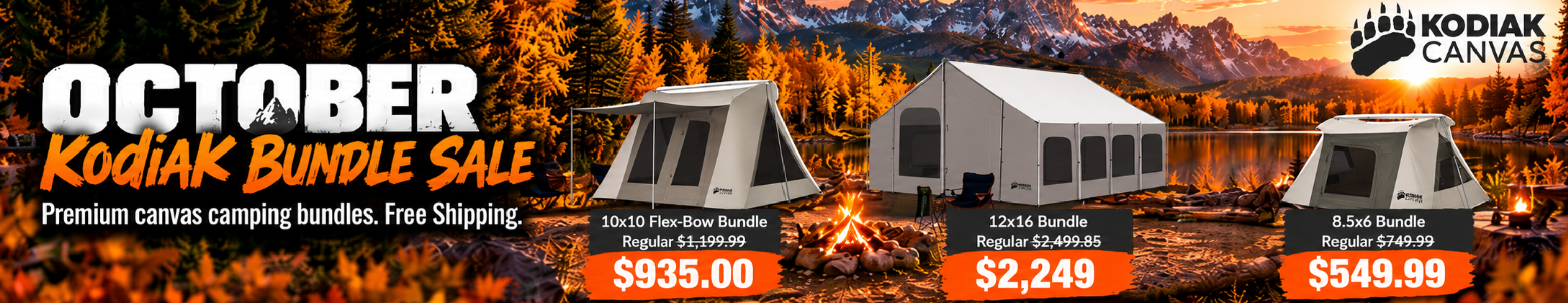 complete bundles for Kodiak tents